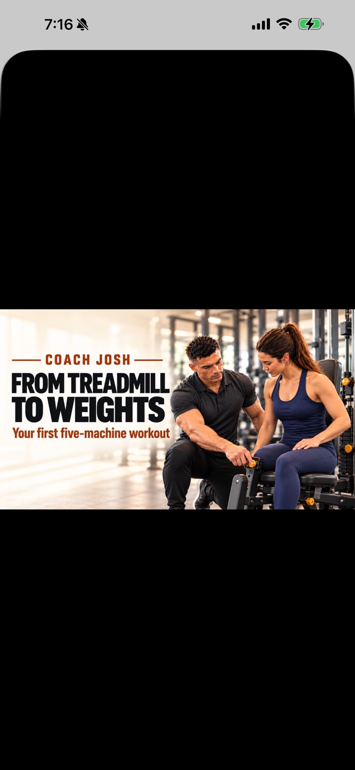 Coach Josh: From Treadmill to Weights — Your first five-machine workout